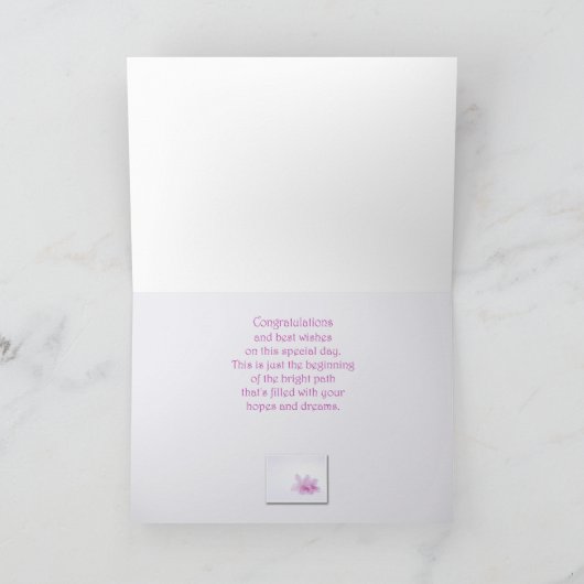 Gelukwensen - het Wenskaart van Rododendrons Kaart (Binnen)