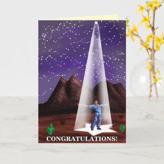 Gelukwensen! Kaart (Gele Bloem)