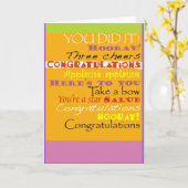 gelukwensen kaart (Gele Bloem)