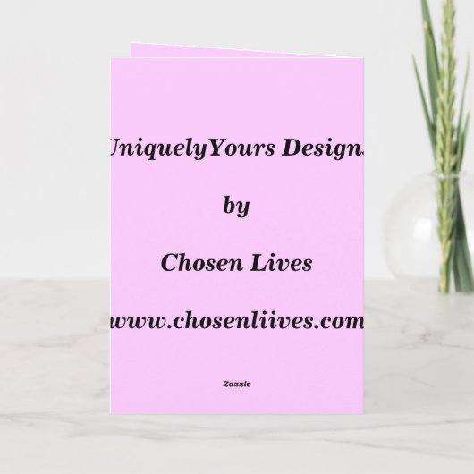 GELUKWENSEN! KAART (Achterkant)