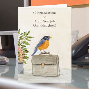 Gelukwensen kleindochter nieuwe baan Robin Kaart