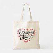 Gelukwensen Mama Happy Moederdag Calligraphy | Tote Bag (Achterkant)