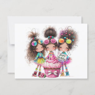 Gelukwensen met je verjaardag briefkaart