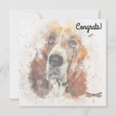 Gelukwensen met Nieuw Huisdier Hond Kaart (Voorkant)