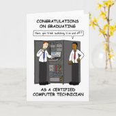 Gelukwensen op de Een diploma behalende Technicus Kaart (Gele Bloem)
