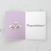 Gelukwensen op de geboorte van uw tweelingenkaart kaart (Binnen)