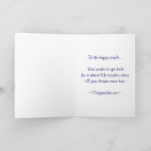 Gelukwensen op u Huwelijk Kaart (Binnen)