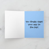 Gelukwensen op uw bevordering! kaart (Binnen)