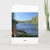 Gelukwensen op uw Eenvoudige pensionering, Weg Kaart (Achterkant)