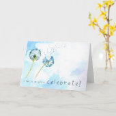 Gelukwensen op uw goedkeuringsdag kaart (Gele Bloem)