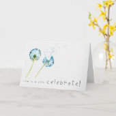 Gelukwensen op uw goedkeuringsdag kaart (Gele Bloem)