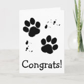 Gelukwensen op Uw Hond van de Redding Kaart (Voorkant)