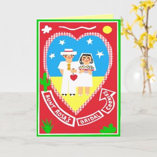 Gelukwensen op uw huwelijk kaart (Gele Bloem)