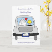 Gelukwensen op Uw Kaart van de Dag van het (Gele Bloem)