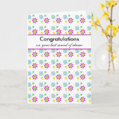 Gelukwensen op Uw Laatste Ronde van Chemo Kaart (Gele Bloem)