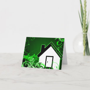 gelukwensen op uw nieuw huis: hifi huis kaart