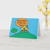 gelukwensen op uw nieuw huis kaart (Gele Bloem)