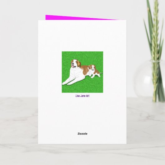 Gelukwensen op Uw Nieuw Puppy Kaart (Achterkant)