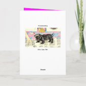 Gelukwensen op Uw Nieuw Puppy Kaart (Achterkant)