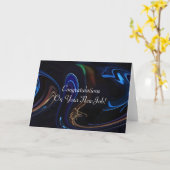 Gelukwensen op Uw Nieuwe Kaart van de Baan (Gele Bloem)