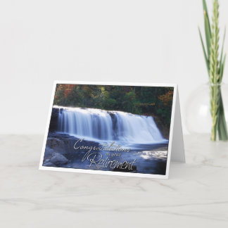 Gelukwensen op Uw Pic van de Waterval van de Kaart