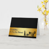 Gelukwensen Restaurant Nieuwe Bedrijfskaart Kaart (Gele Bloem)