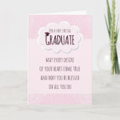 Gelukwensen van de Afstuderen van het Afstudeerder Kaart (Voorkant)