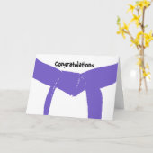 Gelukwensen van de Riem van vechtsporten de Paarse Kaart (Gele Bloem)