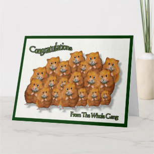 Gelukwensen van de Troep; Menigte van Hamsters Kaart