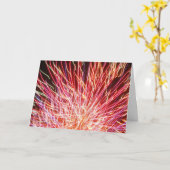 Gelukwensen & Vieringen, Vuurwerk Kaart (Gele Bloem)