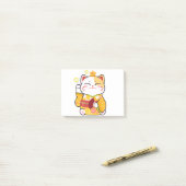 gelukwensen voor de fortuin-japaan post-it® notes (Op bureau)