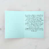 GELUKWENSEN! … (voor hem) Kaart (Binnen)