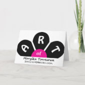 Gelukwensen voor het hebben van een baby - kaart (Achterkant)