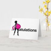 Gelukwensen voor het hebben van een baby - kaart (Gele Bloem)