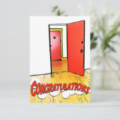 gelukwensen voor komedie kaart (Staand voorkant)