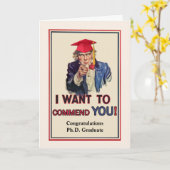 Gelukwensen voor Ph.D. Gediplomeerde, Oom Sam Kaart (Gele Bloem)