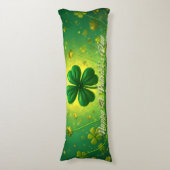 Gelukwensen voor St. Patrick's Day Lichaamskussen (Voorkant Verticaal)