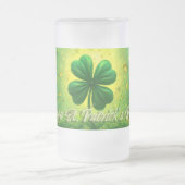 Gelukwensen voor St. Patrick's Day Matglas Bierpul (Center)