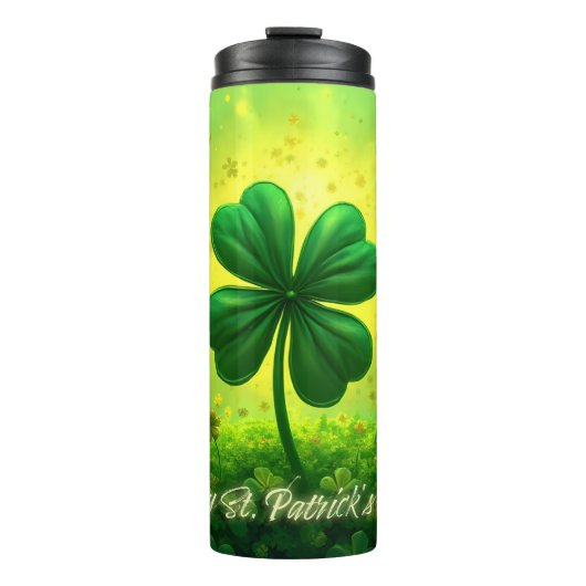 Gelukwensen voor St. Patrick's Day Thermosbeker (Voorkant)
