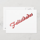 Gelukwenskaart Briefkaart (Voorkant / Achterkant)