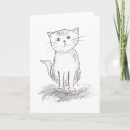 Gelukwenskaart met kat kaart