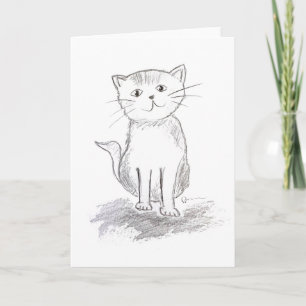 Gelukwenskaart met kat kaart