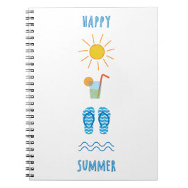 Gelukzalig Zomer Foto Notitieboek