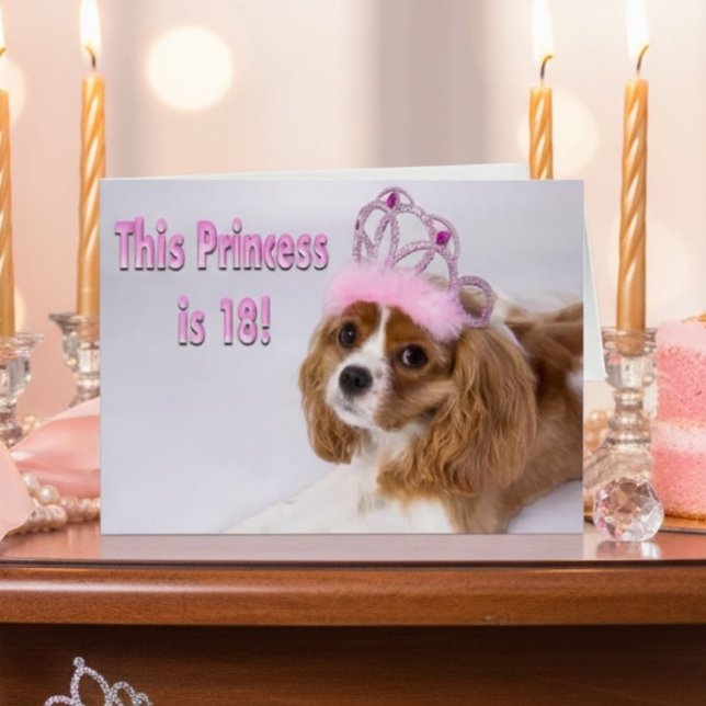 Gelukzalige 18e Verjaardag Cavalier King Charles K (Creator heeft geüpload)