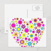 Gelukzalige Bloesems Briefkaart (Voorkant / Achterkant)