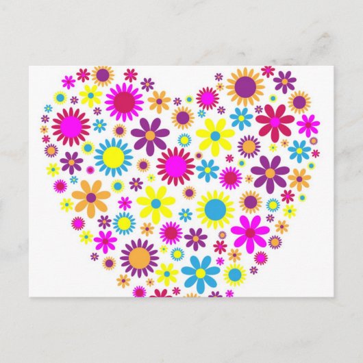 Gelukzalige Bloesems Briefkaart (Voorkant)