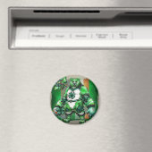 Gelukzalige Ierse Beer Magneet Leuke St. Patrick C (Insitu (Vaatwasser))