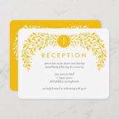 Gelukzalige Laurel BEWERKBARE KLEUR Bijlagekaart Informatiekaartje (Voorkant / Achterkant)