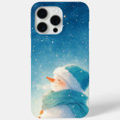 gelukzalige sneeuwman Case-Mate iPhone case (Achterkant)