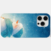 gelukzalige sneeuwman Case-Mate iPhone case (Achterkant (horizontaal))